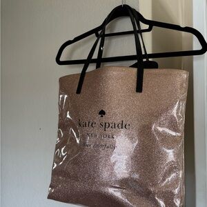 Kate Spade Sparkle Tote - Rose Gold